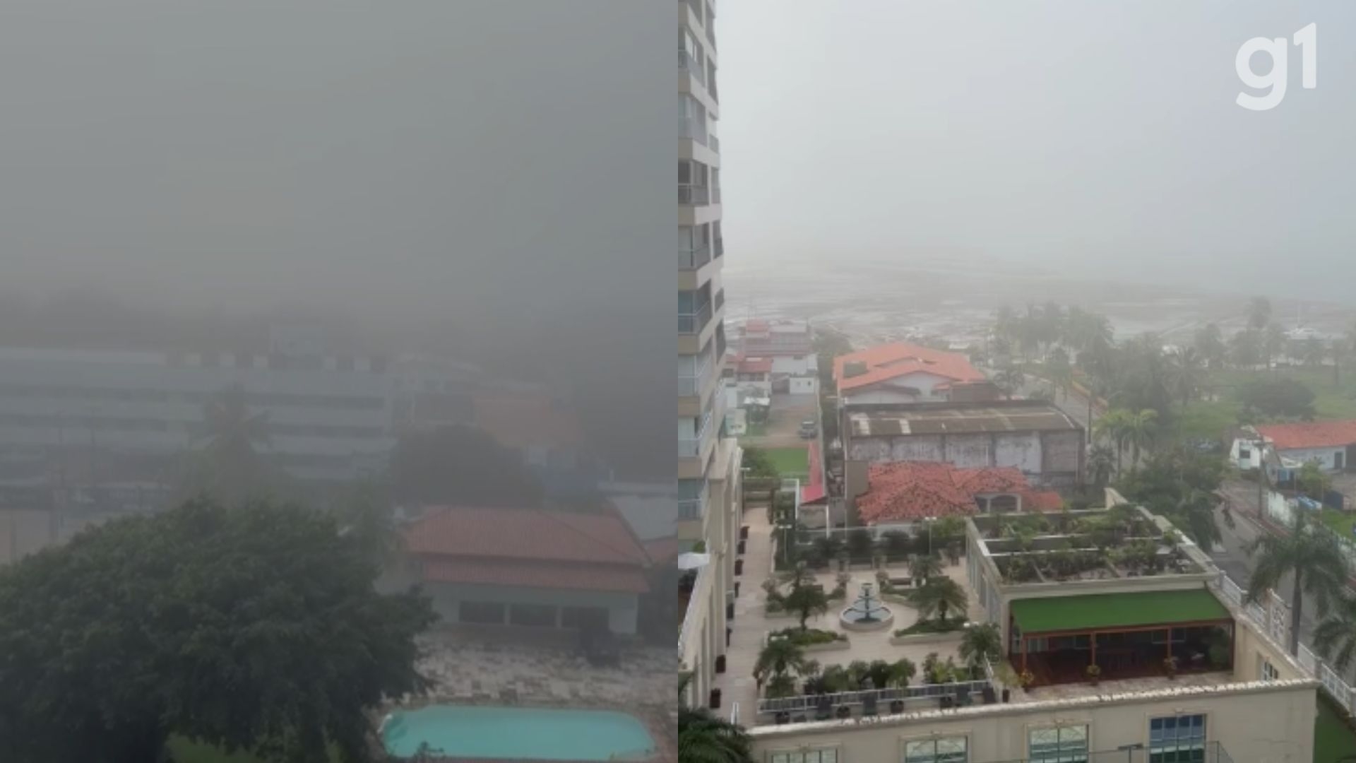 Neblina surpreende moradores da Grande São Luís hoje
